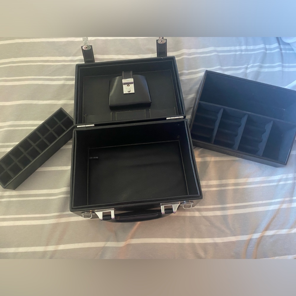 Bobby Brown black makeup travel case